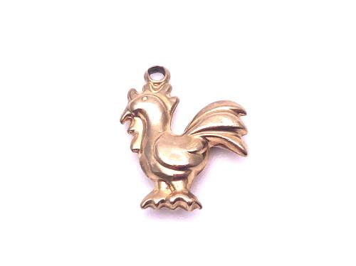 9ct Yellow Gold Cockerel Charm