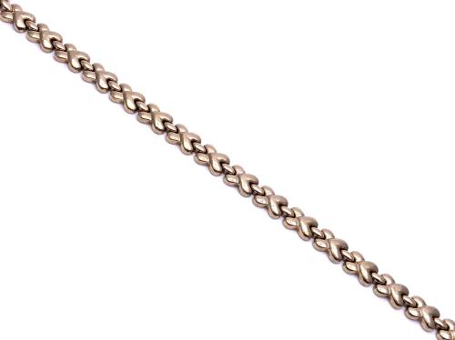 9ct Yellow Gold Cross Bracelet