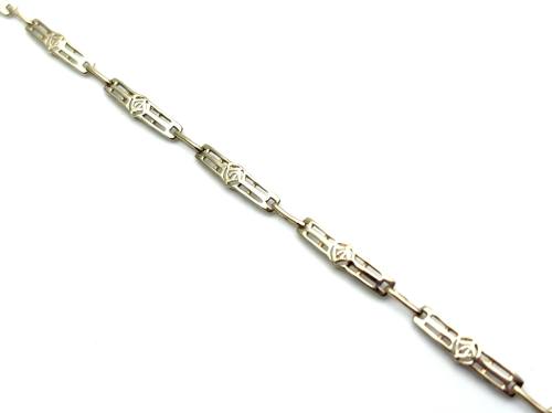 9ct Celtic Style Bracelet 7 1/2 inch