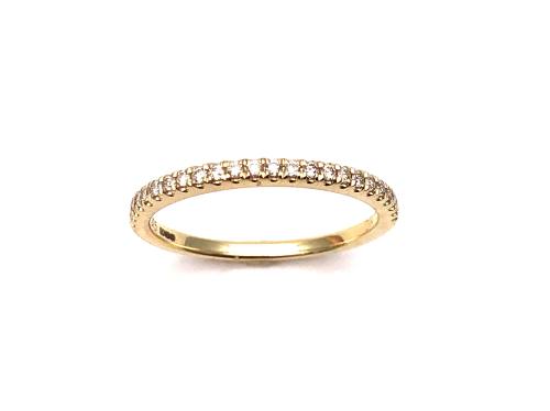 9ct Yellow Gold Diamond Eternity Ring 0.15ct