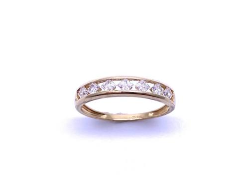 14ct Yellow Gold CZ Eternity Ring