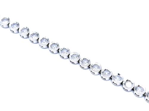 Silver CZ Tennis Bracelet 7.5 Inch