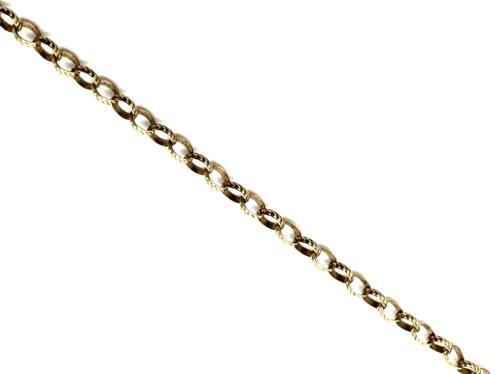 9ct Yellow Gold Baby Belcher Bracelet