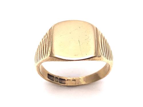 9ct Yellow Gold Signet Ring