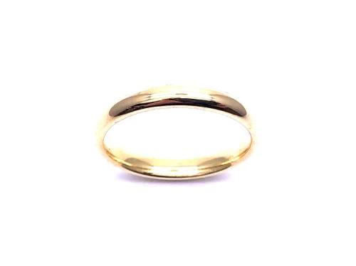 18ct Yellow Gold Wedding Ring 3mm