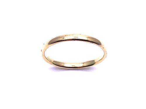 18ct Yellow Gold Wedding Ring 2.5mm