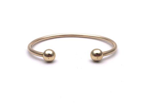 9ct Yellow Gold Hinged Bangle