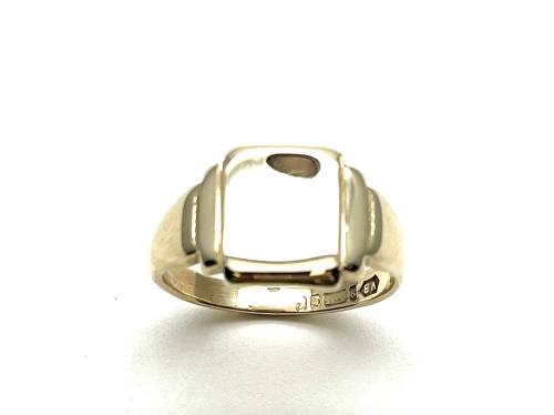 9ct Yellow Gold Square Signet Ring