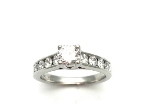 Platinum Diamond Solitaire Ring