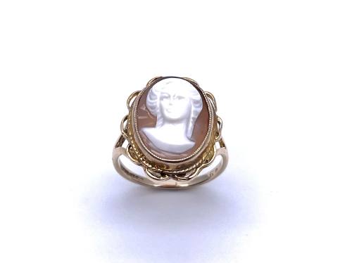 9ct Yellow Gold Cameo Ring