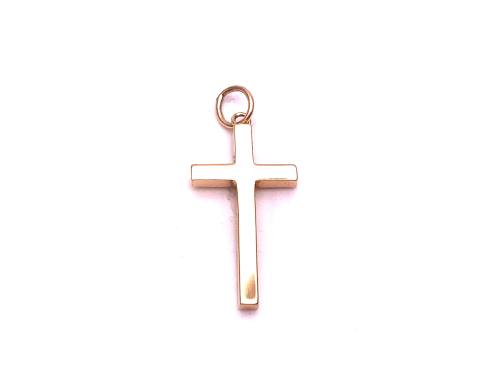 9ct Yellow Gold Cross 25 x 13mm