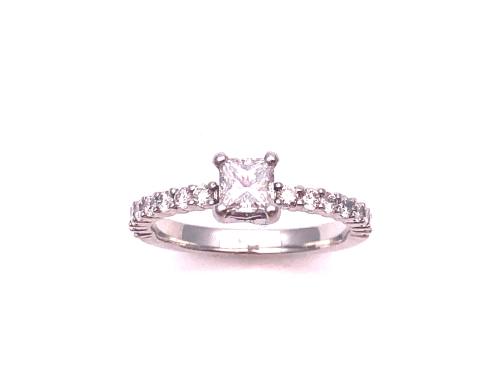 Platinum Diamond Solitaire Ring 0.30ct