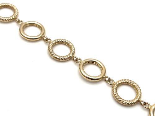 9ct Yellow Gold Fancy Bracelet