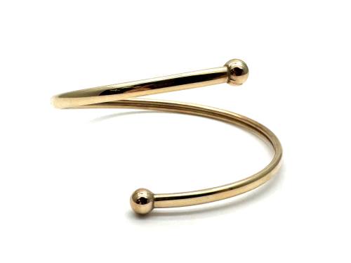 9ct Yellow Gold Twisted Torque Bangle