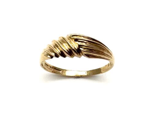 9ct Yellow Gold Domed Ring