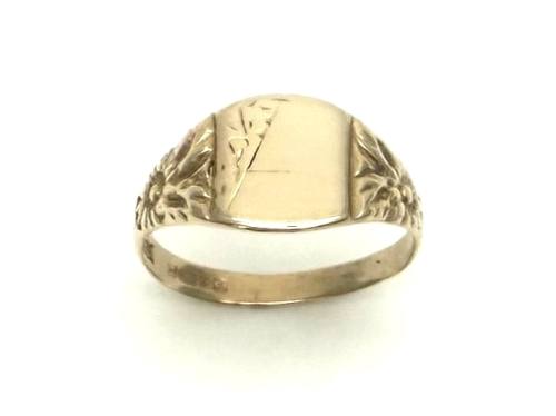 9ct Yellow Gold Signet Ring