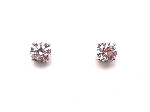 Platinum Laboratory Grown Diamond Earrings 2.04ct