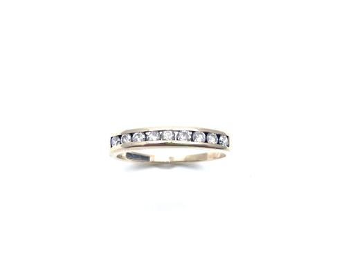 9ct Yellow Gold Diamond Eternity Ring