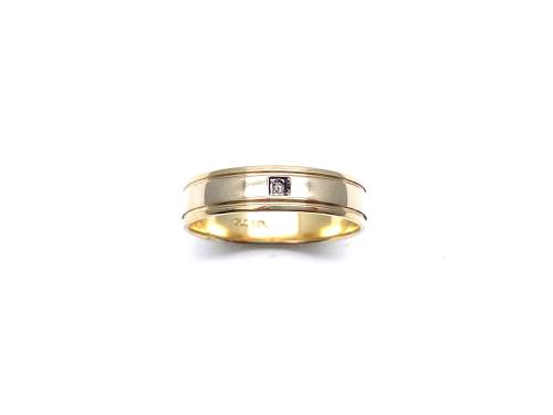 18ct Diamond Wedding Ring