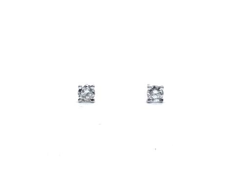 18ct White Gold Diamond Stud Earrings 0.65ct