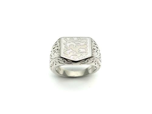 Silver 3 Lions Ring
