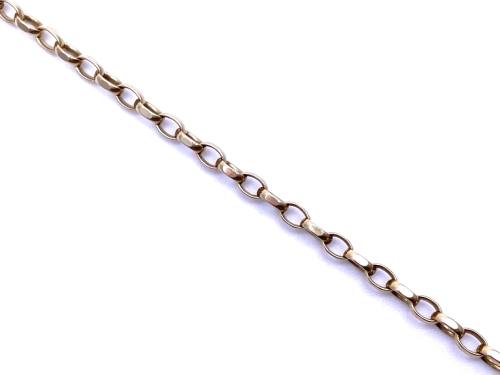 9ct Yellow Gold Belcher Anklet Chain