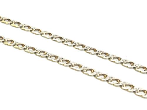 9ct Double Curb Chain 20 inch