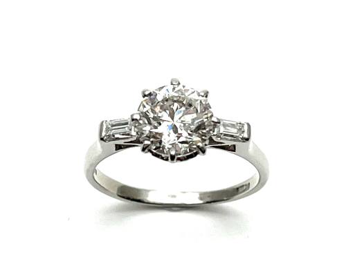 Platinum Diamond Solitaire Ring 2.00ct