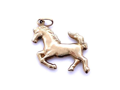 9ct Yellow Gold Horse Charm