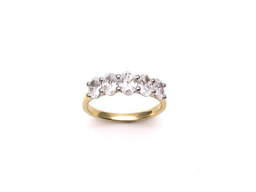 9ct Laboratory Grown Oval Diamond Eternity Ring