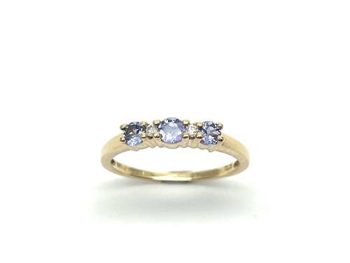 18ct Tanzanite & Diamond Ring