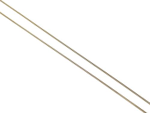 9ct Yellow Gold Fine Curb Chain