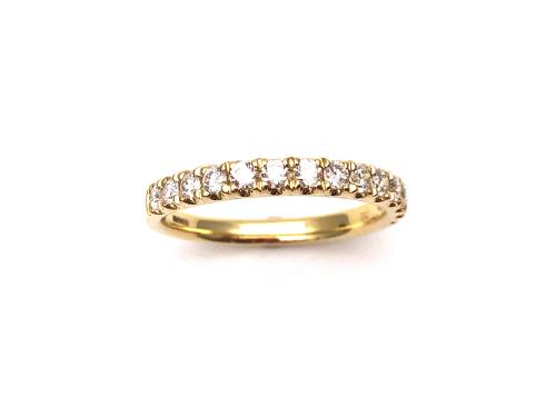 18ct Yellow Gold Diamond Eternity Ring 0.50ct