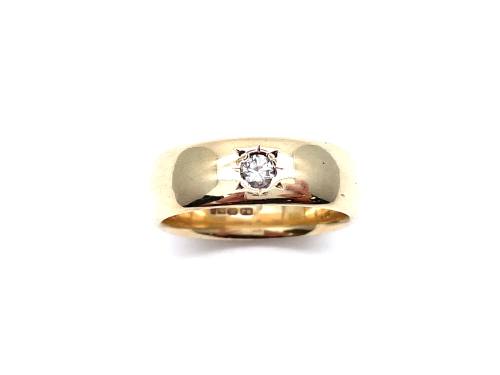 9ct Yellow Gold Diamond Wedding Ring