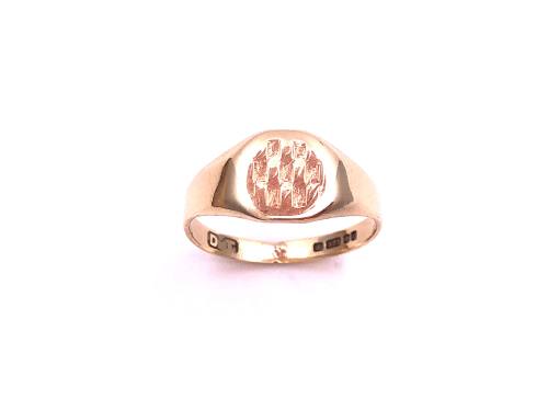 9ct Yellow Gold Small Signet Ring