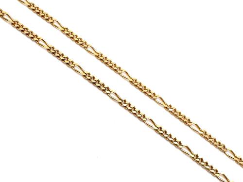 9ct Yellow Gold Figaro Chain