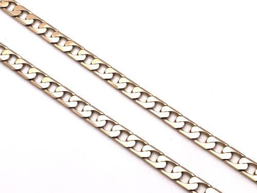 9ct Yellow Gold Square Curb Necklet