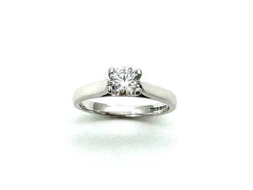 18ct White Gold Diamond Solitaire Ring