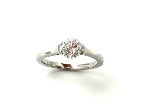 Platinum Diamond Solitaire Ring