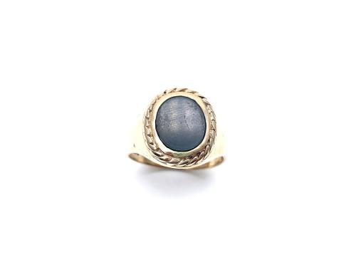 9ct Yellow Gold Bloodstone Signet Ring