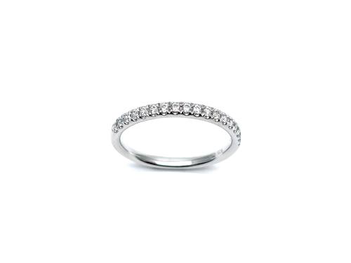 Silver CZ Eternity Ring