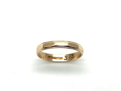 9ct Yellow Gold Patterned Ring