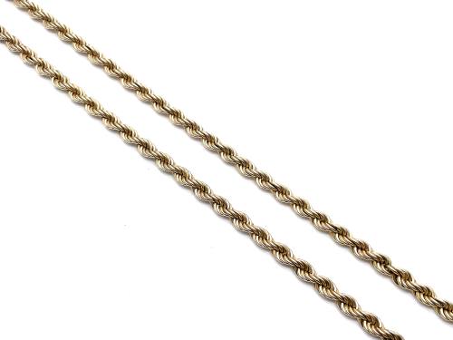 9ct Yellow Gold Rope Chain