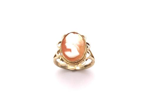 9ct Yellow Gold Cameo Ring