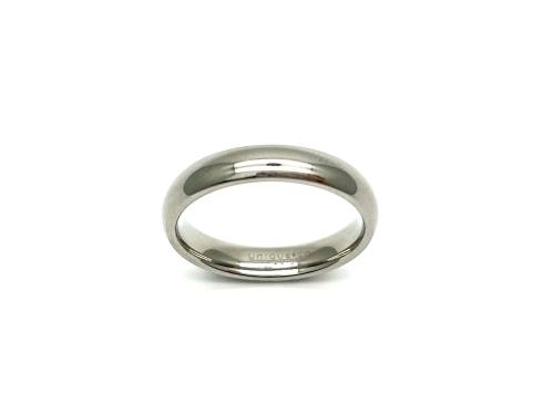 Titanium Polished Ring 4mm