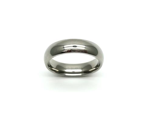 Titanium Polished Ring 6mm