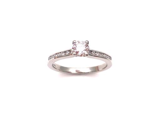 Platinum Diamond Solitaire Ring