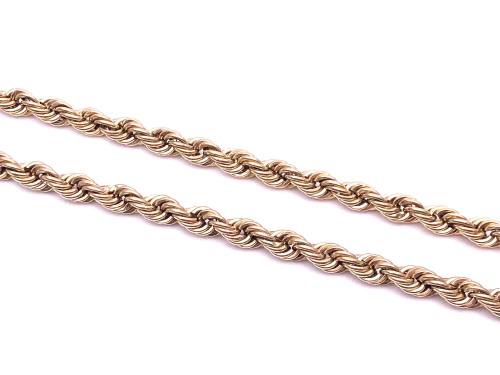 9ct Yellow Gold Rope Chain