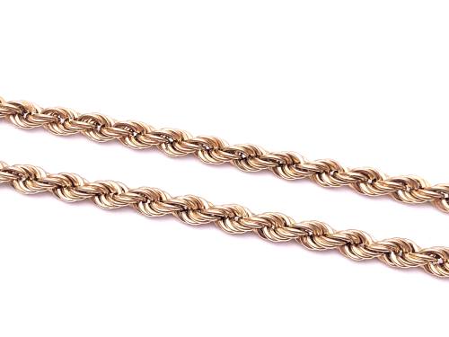 9ct Yellow Gold Rope Chain