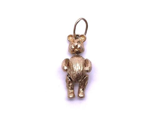 9ct Yellow Gold Teddy Bear Charm